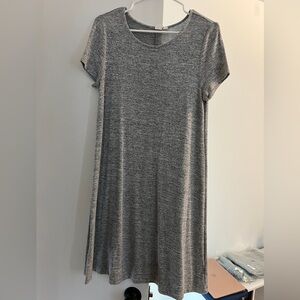 Gap heather grey short sleeve dress
